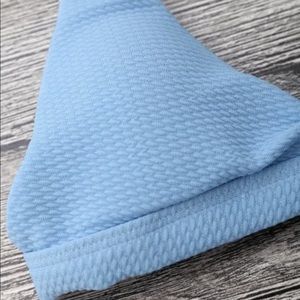 Baby blue bikini set